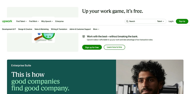 upwork snapshot