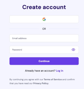 hosting account