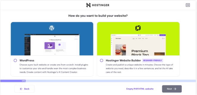 build wordpress website
